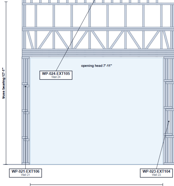 Actual overhead-opening panel detail excerpt