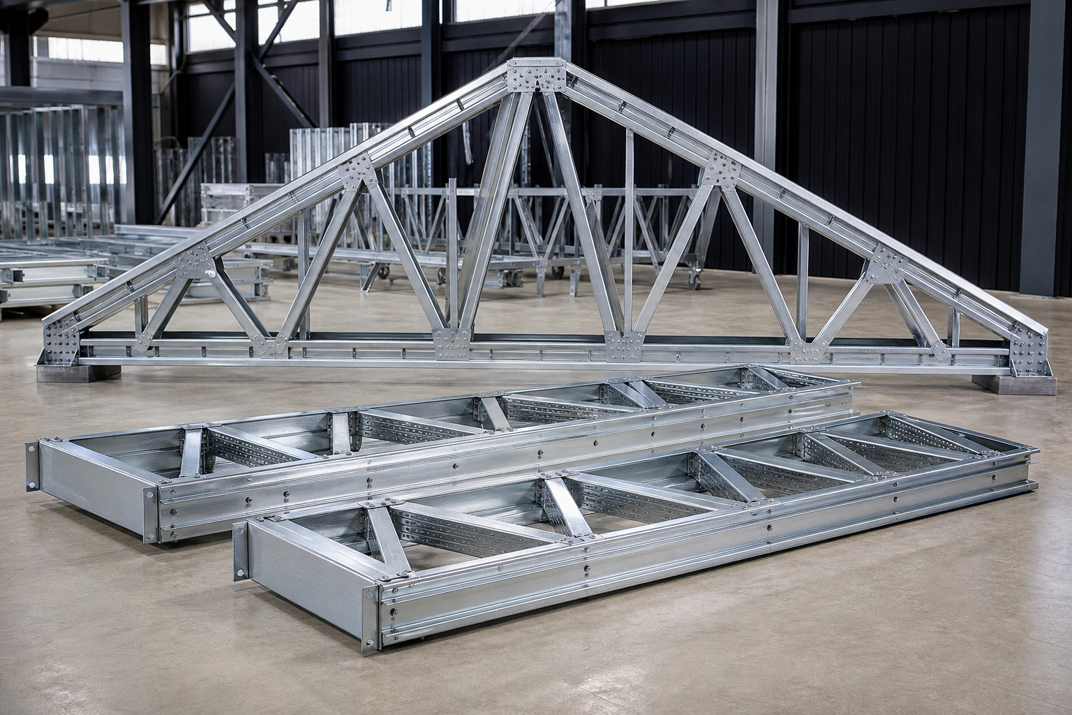 Trusses, joists + cassettes
